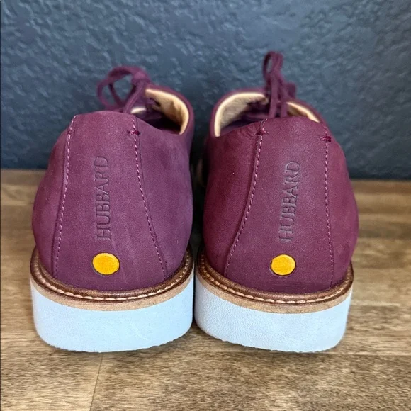 Samuel Hubbard Women's Burgundy Lace-Up Shoes Size 9 - Picture 5 of 6